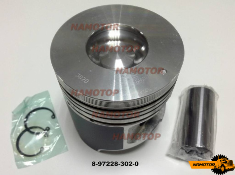 Поршни ДВС ISUZU 4HJ1 8-97228-302-0. 8972283020. (fire box=52,9мм) ALFIN/GAL 